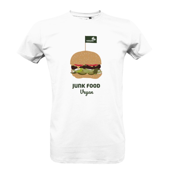 Junk food vegan – pánské tričko Bio neutral