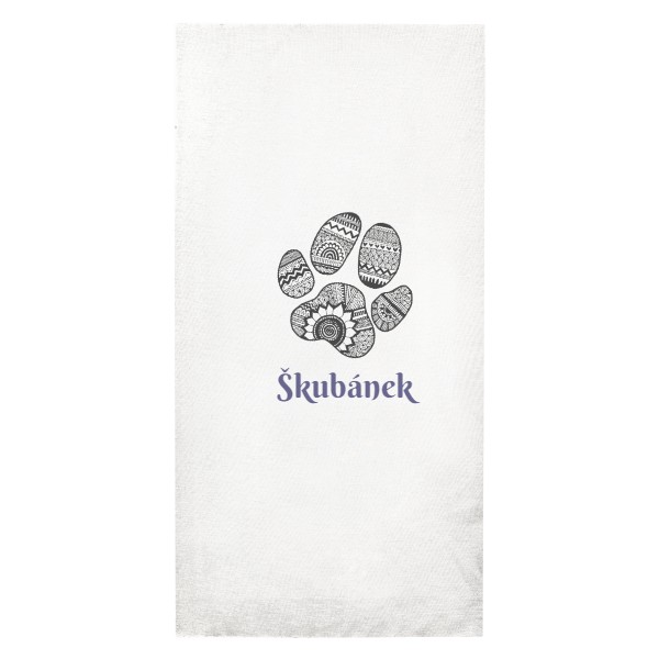 Nákrčník/bandana s potiskem Šátek pro pejska