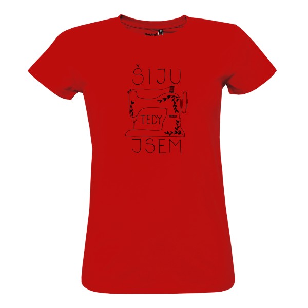 Tričko s potiskem Šiju, tedy jsem - bio